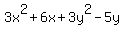 3x%5E2%2B6x%2B3y%5E2-5y