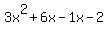 3x%5E2%2B6x-1x-2