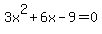 3x%5E2%2B6x-9=0