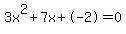 3x%5E2%2B7x%2B-2+=+0