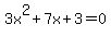 3x%5E2%2B7x%2B3=0