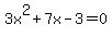 3x%5E2%2B7x-3=0