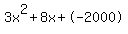 3x%5E2%2B8x%2B-2000