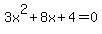 3x%5E2%2B8x%2B4=0