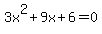 3x%5E2%2B9x%2B6+=+0