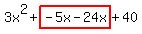 3x%5E2%2Bhighlight%28-5x-24x%29%2B40