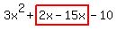 3x%5E2%2Bhighlight%282x-15x%29-10