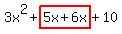 3x%5E2%2Bhighlight%285x%2B6x%29%2B10