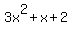 3x%5E2%2Bx%2B2