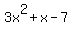 3x%5E2%2Bx-7