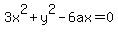 3x%5E2%2By%5E2-6ax=0