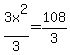 3x%5E2%2F3=108%2F3