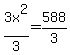 3x%5E2%2F3=588%2F3