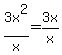 3x%5E2%2Fx+=+3x%2Fx