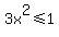 3x%5E2%3C=1