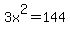 3x%5E2=144