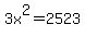 3x%5E2=2523