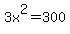 3x%5E2=300