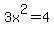 3x%5E2=4