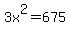 3x%5E2=675