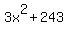 3x%5E2+%2B+243+