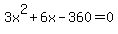 3x%5E2+%2B+6x+-+360+=+0