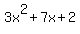 3x%5E2+%2B+7x+%2B+2