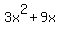 3x%5E2+%2B+9x