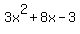 3x%5E2+%2B8x+-+3
