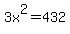 3x%5E2+=+432