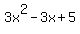 3x%5E2+-+3x%2B5