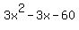 3x%5E2+-+3x+-+60