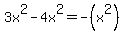 3x%5E2+-+4x%5E2+=++-%28x%5E2%29