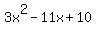 3x%5E2-11x%2B10