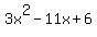 3x%5E2-11x%2B6