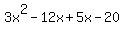 3x%5E2-12x%2B5x-20