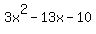 3x%5E2-13x-10