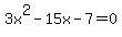 3x%5E2-15x-7=0