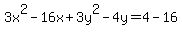 3x%5E2-16x%2B3y%5E2-4y=4-16