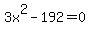 3x%5E2-192=0
