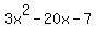 3x%5E2-20x-7