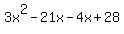 3x%5E2-21x+-4x%2B28