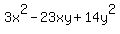 3x%5E2-23xy%2B14y%5E2