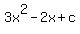 3x%5E2-2x%2Bc