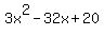 3x%5E2-32x%2B20