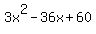 3x%5E2-36x%2B60
