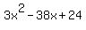 3x%5E2-38x%2B24