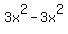 3x%5E2-3x%5E2