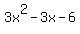 3x%5E2-3x-6