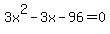 3x%5E2-3x-96=0